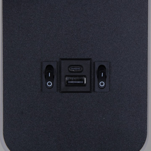 Бра 86204-9.2-001KT LED12W+USB BK