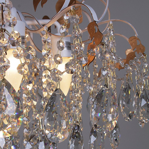 Люстра на штанге 96028-0.3-07 WH+GOLD PN