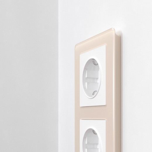 Рамка на 3 поста Werkel Acrylic (айвори) W0032743