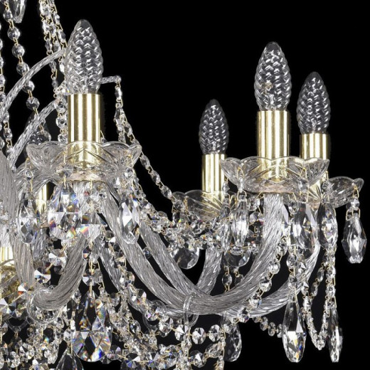Подвесная люстра Bohemia Ivele Crystal 1411 1411/10/300/G