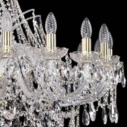 Подвесная люстра Bohemia Ivele Crystal 1411 1411/20/360/G