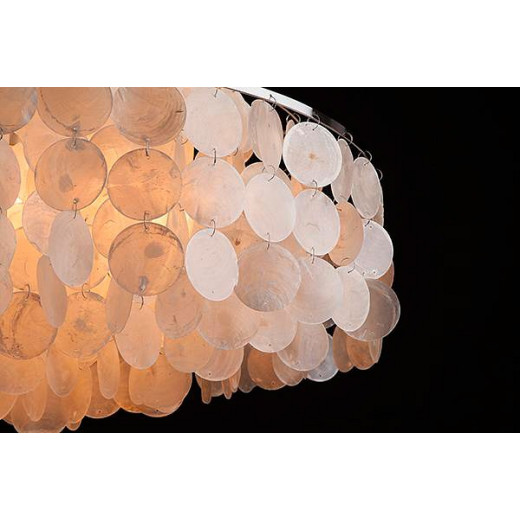 Подвесная люстра Eurosvet Sandra 3535/6 хром/перламутр