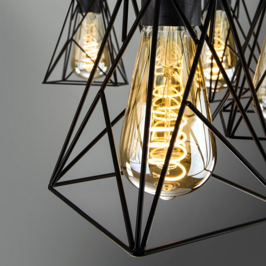 Люстра на штанге Eurosvet Trappola 70107/5 черный