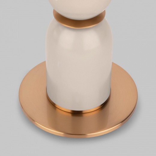 Настольная лампа декоративная Eurosvet Caprera 01153/1 латунь