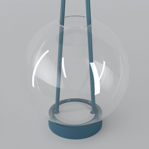 Настольная лампа декоративная Eurosvet Frasco 80507/1 синий