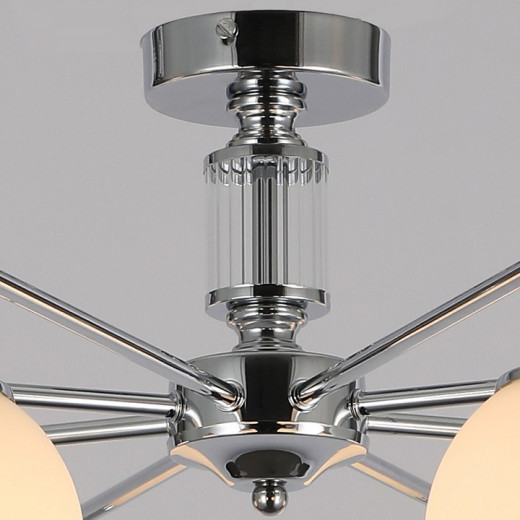 Люстра на штанге ILLUMICO IL0064 IL0064-8C-79 CR