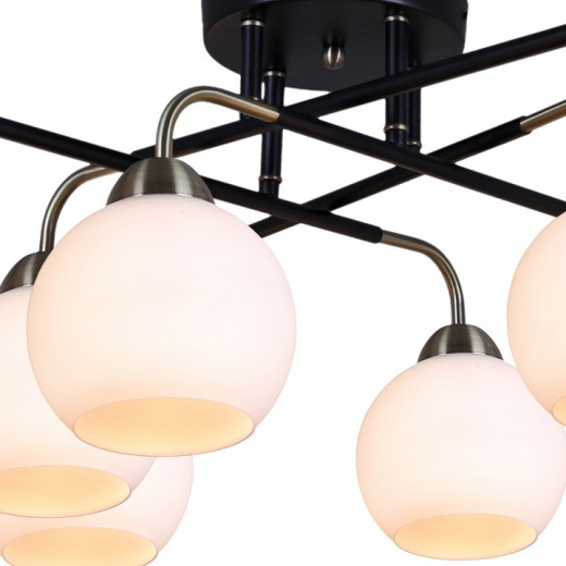 Потолочная люстра ILLUMICO  IL0252-8CSQ-79 BK AB