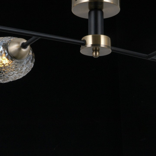 Потолочная люстра ILLUMICO IL0285 IL0285-4CSQ-79 BK AB