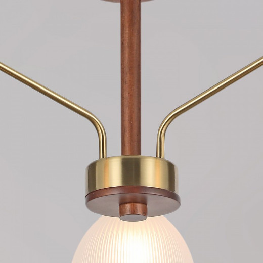 Люстра на штанге ILLUMICO  IL0286-3C-79 BR