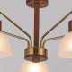 Люстра на штанге ILLUMICO  IL0286-5C-79 BR