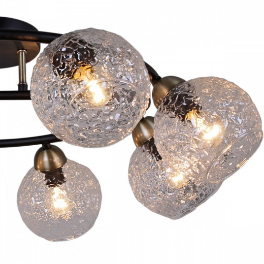 Потолочная люстра ILLUMICO  IL0296-8CSQ-79 BK AB