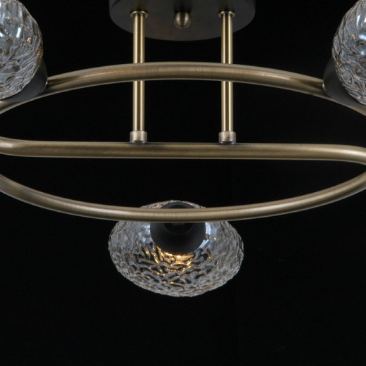 Потолочная люстра ILLUMICO  IL0300-5CSQ-79 BK AB