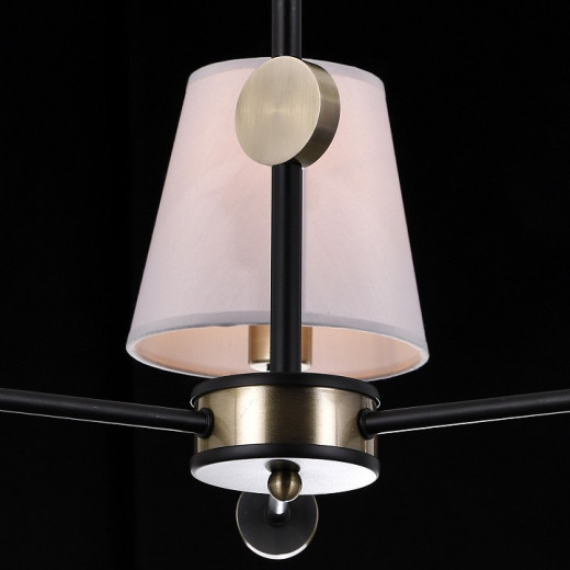 Люстра на штанге ILLUMICO CASTOR IL0394-3CSQ-24 BK AB CASTOR