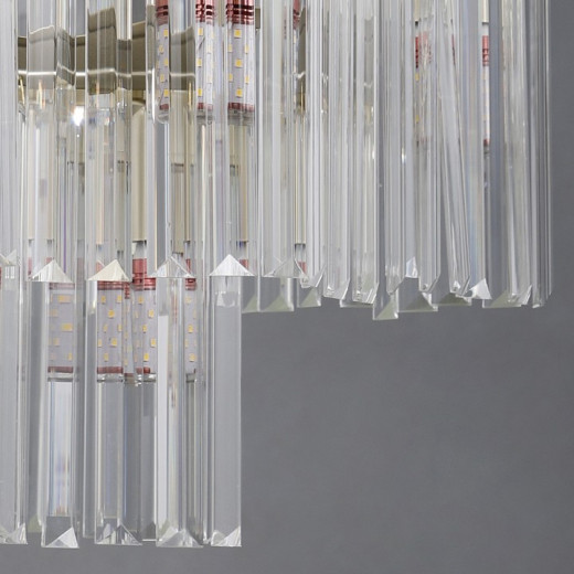 Подвесная люстра ILLUMICO LYRA IL3357-6+3PSQ-24 GD LYRA