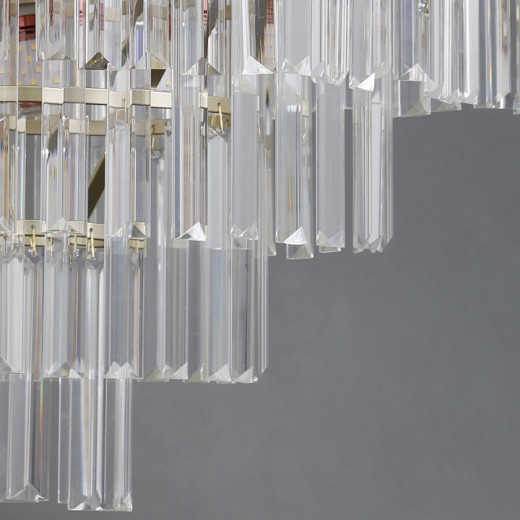 Подвесная люстра ILLUMICO LYRA IL3575-6+3PSQ-24 GD LYRA