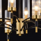 Люстра на штанге ILLUMICO BRASS TUBO IL5177-6+6PLS-29 BRASS TUBO