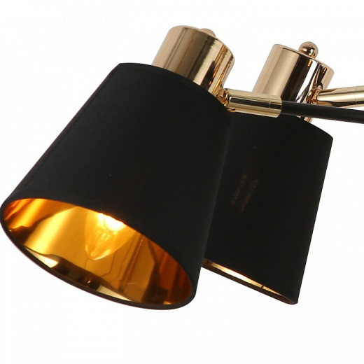 Люстра на штанге ILLUMICO Abelie IL6116-6COU-79 BK GD Abelie