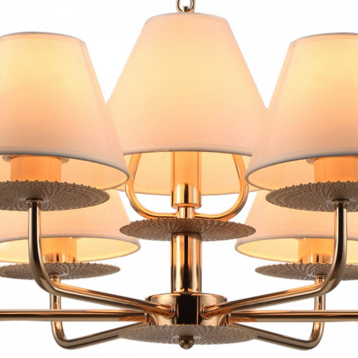 Подвесная люстра ILLUMICO  IL6197-6P-17 GD