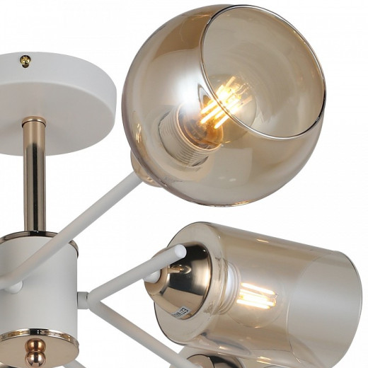 Люстра на штанге ILLUMICO  IL8243-6COU-79 WH GD