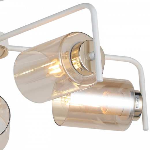 Люстра на штанге ILLUMICO  IL8248-5COU-79 WH GD