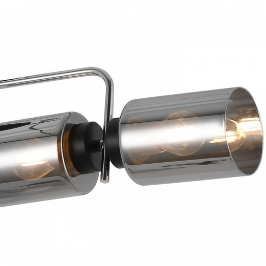 Люстра на штанге ILLUMICO  IL8249-4COU-79 BK CR