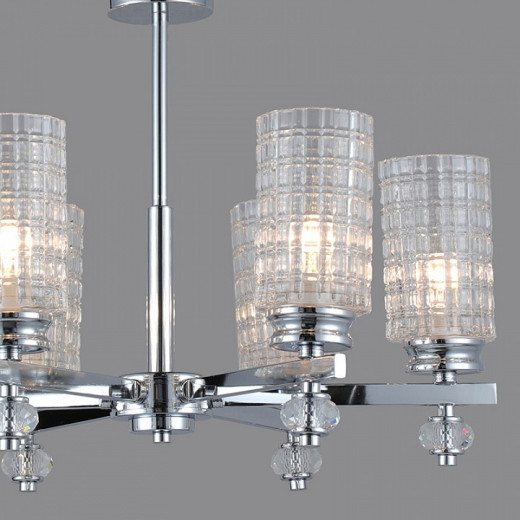 Подвесная люстра ILLUMICO  IL8678-6P-20 CR