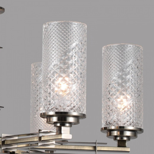 Подвесная люстра ILLUMICO  IL8682-6P-10 BR