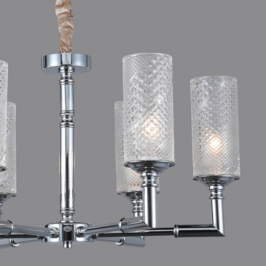 Подвесная люстра ILLUMICO  IL8683-6P-10 CR