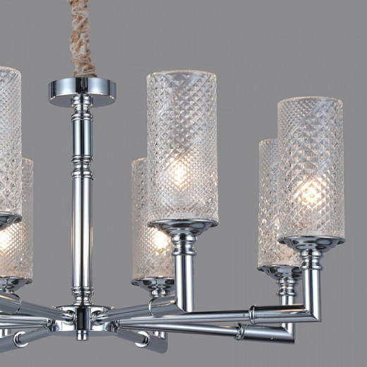 Подвесная люстра ILLUMICO  IL8683-8P-10 CR