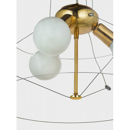 Подвесной светильник LUMINA DECO Globo LDP 6018-500 PR+F.GD