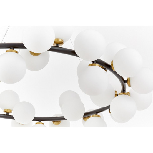 Подвесная люстра LUMINA DECO MARSIADA LDP 6033-40 BK+MD