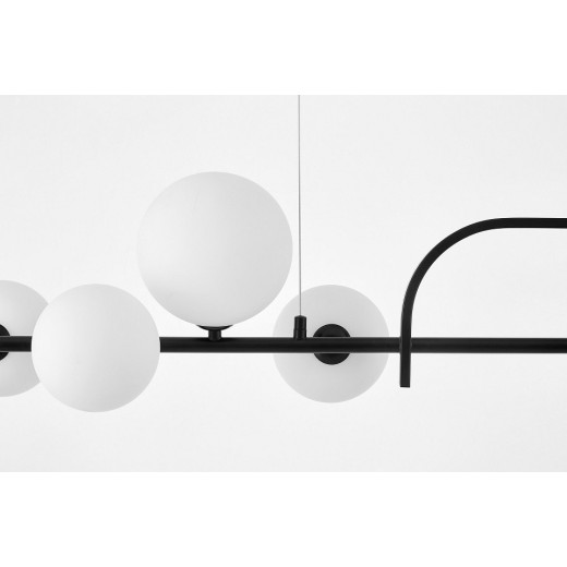 Светильник на штанге LUMINA DECO AMADEO LDP 7036-7 BK+WT