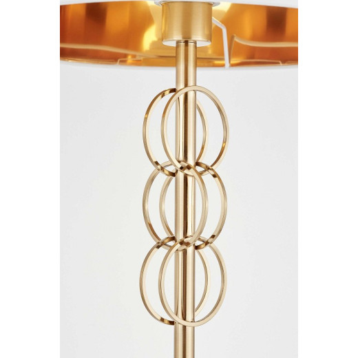 Настольная лампа декоративная LUMINA DECO Azzaria LDT 5523 MD+WT