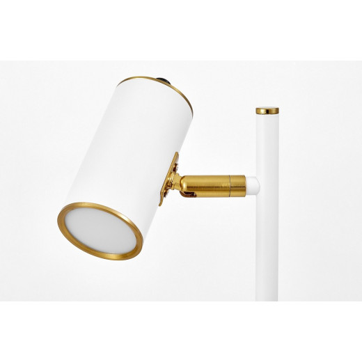 Настольная лампа офисная LUMINA DECO MIRRA LDT 7731-1 WT+MD