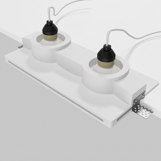 Встраиваемый светильник Maytoni Gyps Modern DL124-GU10-02-TRS-W