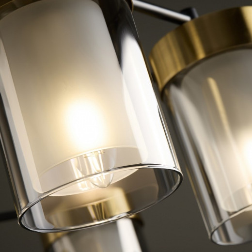 Люстра на штанге Freya Lora FR5432PL-08BBS