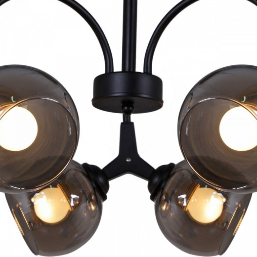 Люстра на штанге 01268-0.3-06 BK+CR