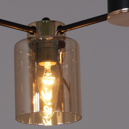 Люстра на штанге 01606-0.3-04 BK+FGD