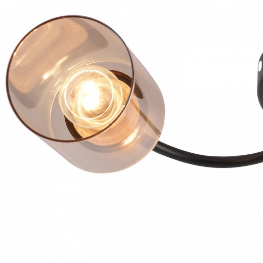 Потолочная люстра 01608-0.3-03 BK+BRASS