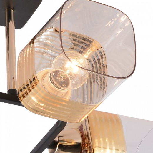 Люстра на штанге 01615-0.3-04 BK+FGD