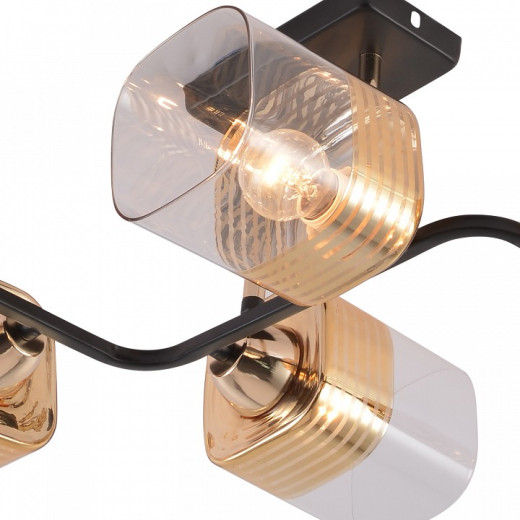 Люстра на штанге 01615-0.3-06 BK+FGD