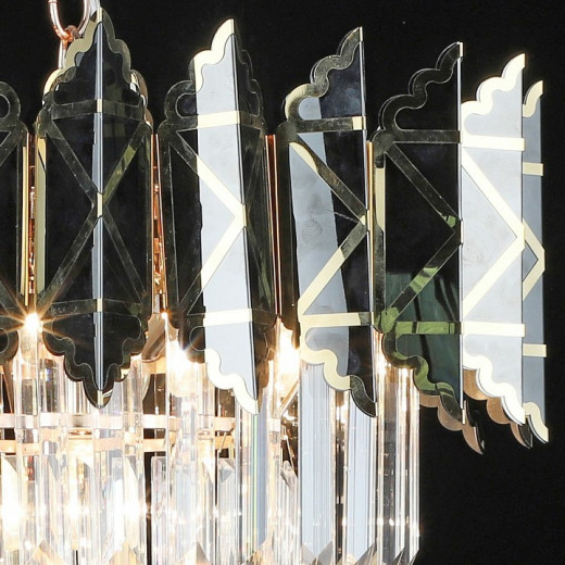 Подвесная люстра 02202-0.4-07 FGD+BK