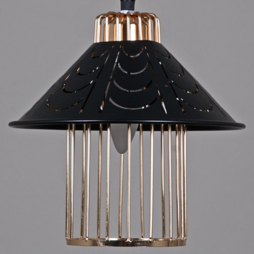 Подвесной светильник 02501-0.9-03 BK+GD