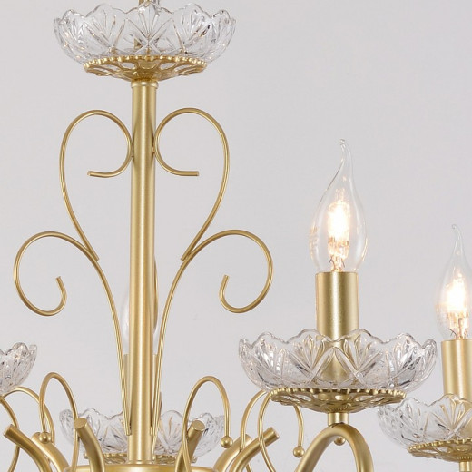 Подвесная люстра 04201-0.4-07 GOLD