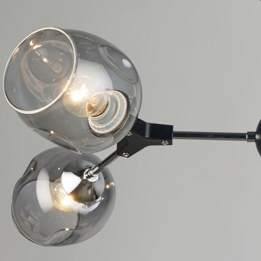 Люстра на штанге 04210-0.3-04 BK+CR