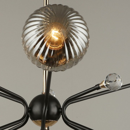 Люстра на штанге 04901-0.3-06 COFFEE+FGD