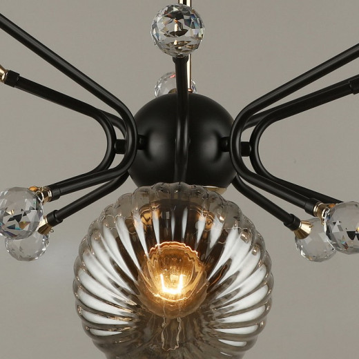 Люстра на штанге 04901-0.3-08 COFFEE+FGD