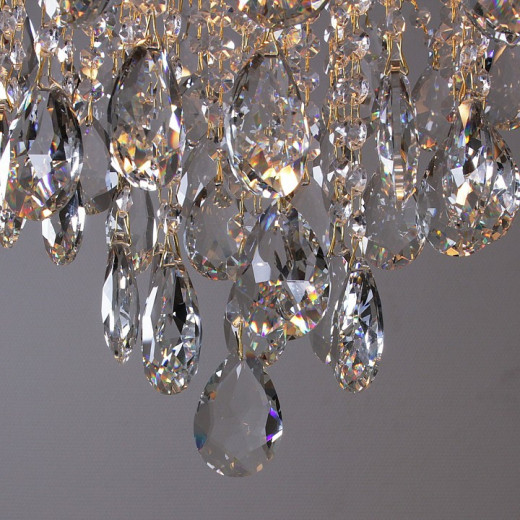 Люстра на штанге 96028-0.3-07 WH+GOLD PN