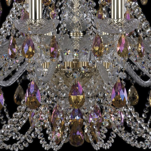 Подвесная люстра Bohemia Art Classic 11.21 11.21.16+8.360.Gd.Sp.K777