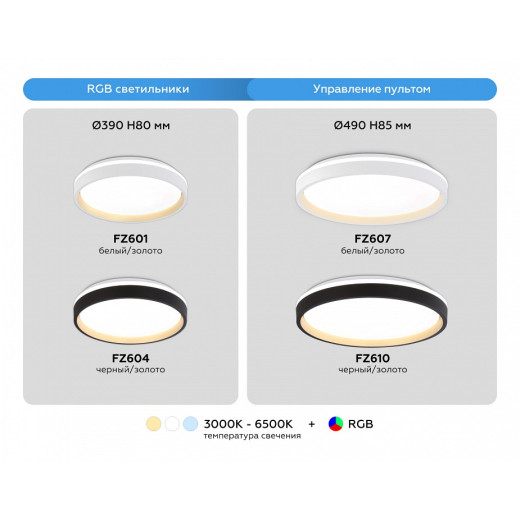 Накладной светильник Ambrella Light FZ FZ604